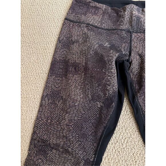 LULULEMON | Wunder Under Pant Full-On Luon Brown and Gold size 12 - Picture 3 of 6